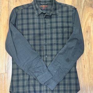7 for all Mankind Men's Plaid Button-Up Shirt